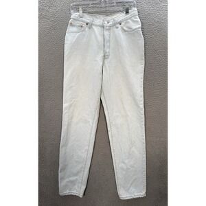 Vintage Levis 17501XX Jeans Womens 13 Blue Denim High Rise Button Fly 80s *